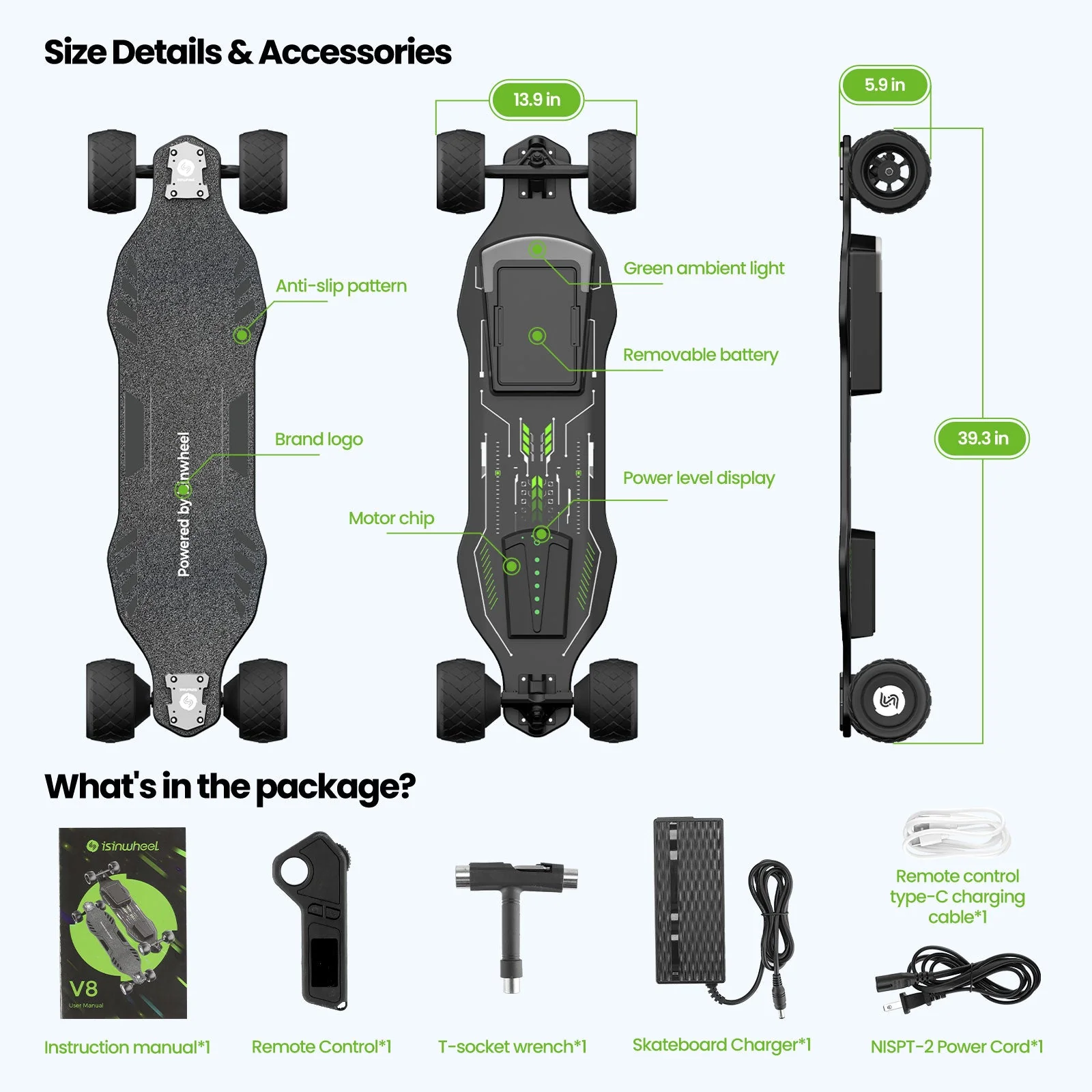 229-isinwheel-v8-electric-skateboard-with-portable-removable-battery-remote-control-1.webp
