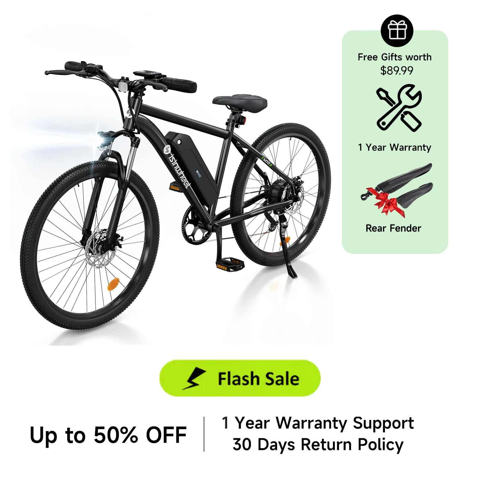 isinwheel M10 500W Electric Commuter Bike