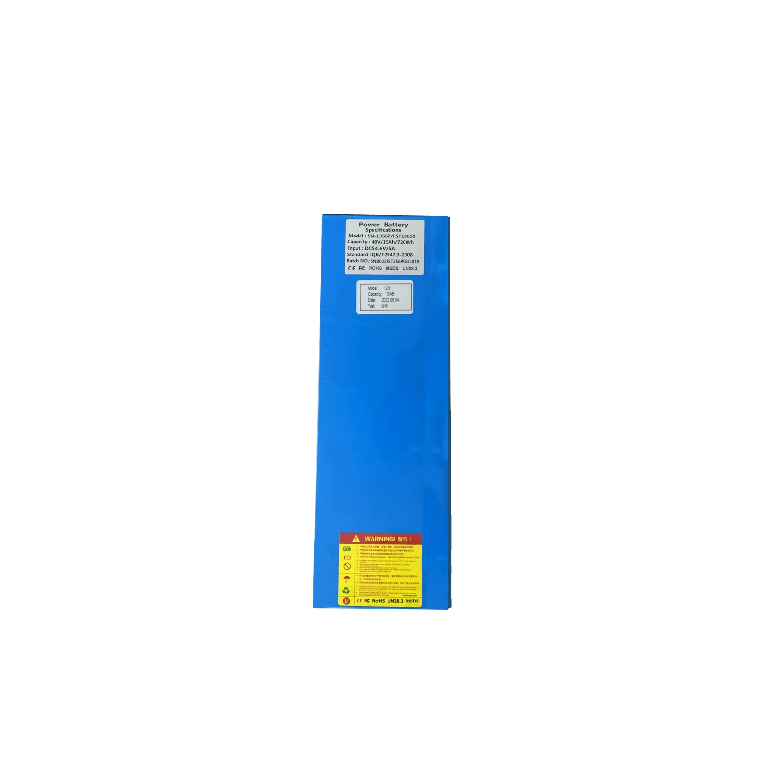 15 Ah Battery for X3/ X3 Pro Electric Scooter